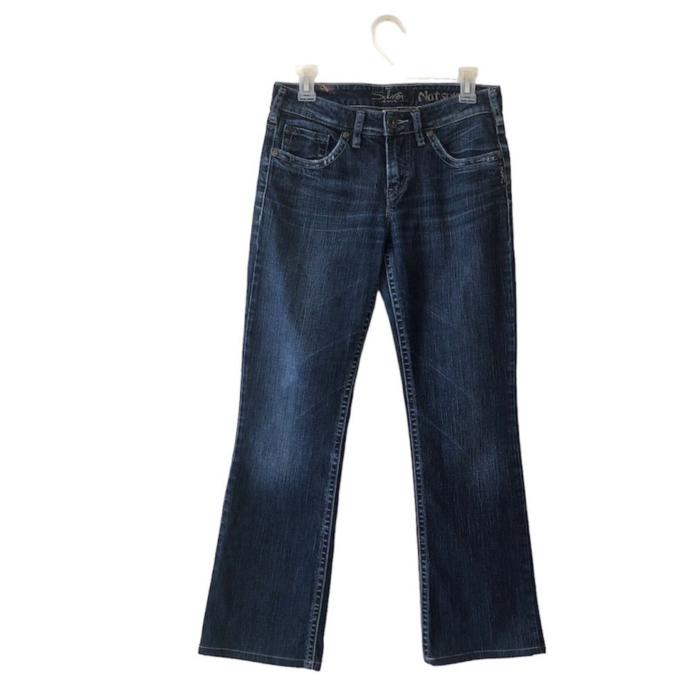 Silver jeans Natsuki boot cut size 28 dark Wash mid rise flare western